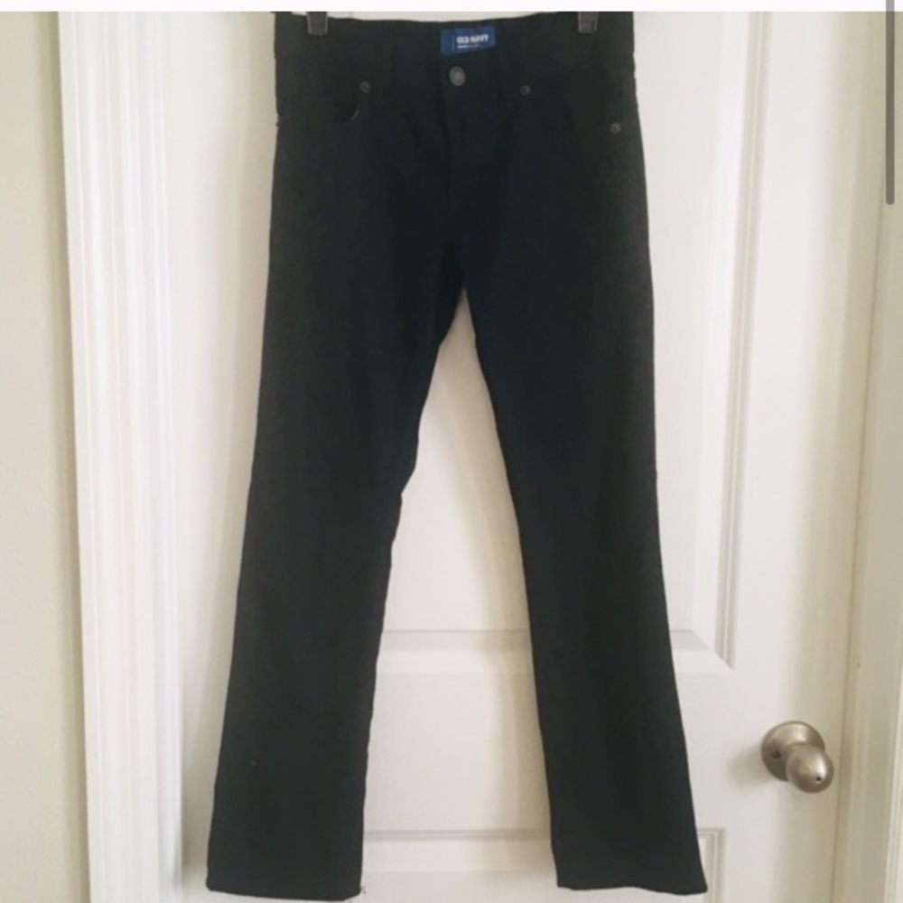 Old Navy boy’s black skinny jeans size 10 regular